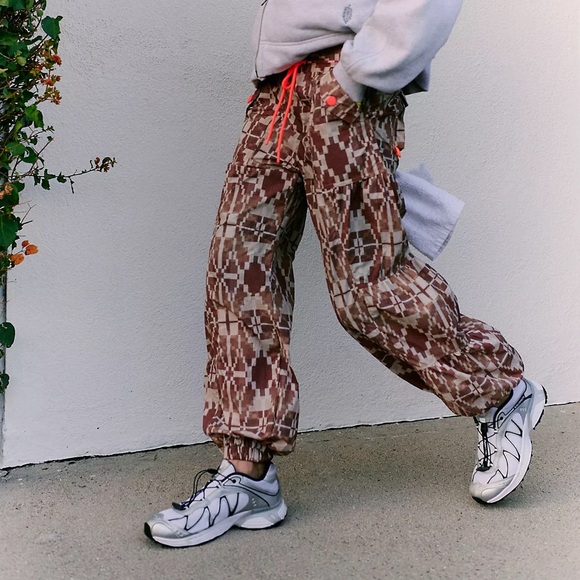 Free People Pants - Free people Set Me Free Printed Pants Sandy boho